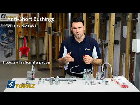 Anti-Short Bushings for BX, Flex, and MC Cable