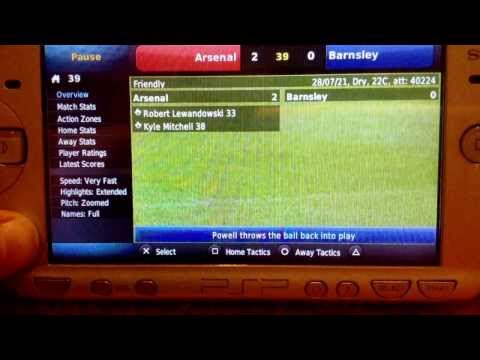 FM13 handheld Arsenal road to glory Match #2