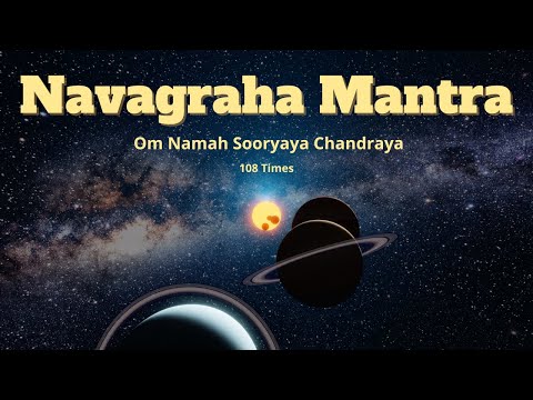 Navagraha Mantra | Om Namah Sooryaya Chandraya | 108 Times