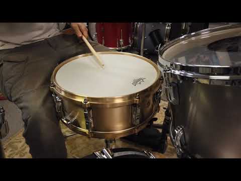 Q Drum Co. 5.5x14 Cast Bronze Snare Drum