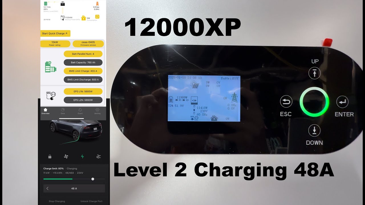#victron Quattro 48v 10kVA Inverter Charger setup | #eg4  Wallmount #lifepo4