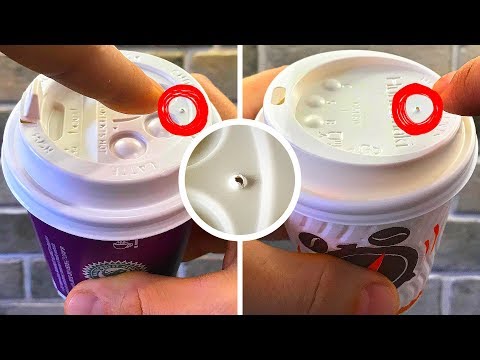 Why Coffee Lids Have Extra Holes and 42 Cool Facts
