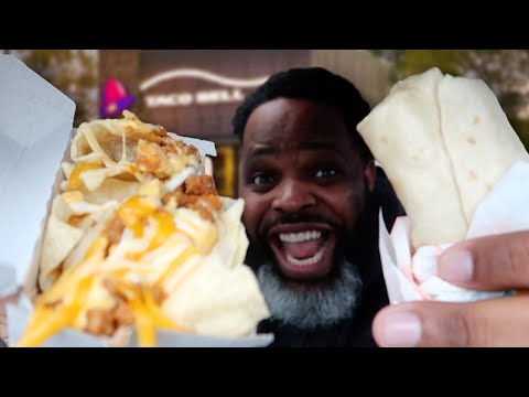 Taco Bell Triple Melt Burrito And Nachos