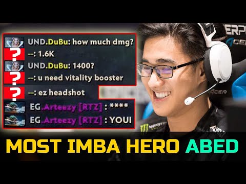 ABED MOST IMBA PICK IN THIS PATCH - ONE SHOT DELETE HERO DOTA 2