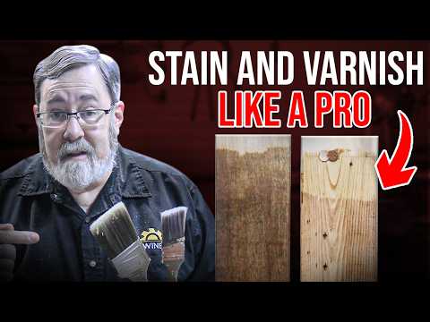 How to Stain Wood Like A PRO!