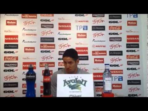 Hugo Fraile, una de las dudas para el domingo en el Sporting