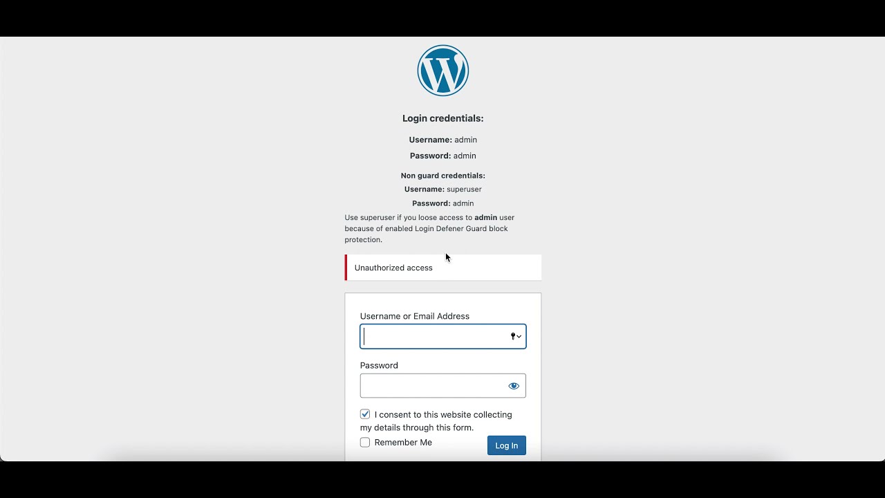 WordPress Login Defender Plugin