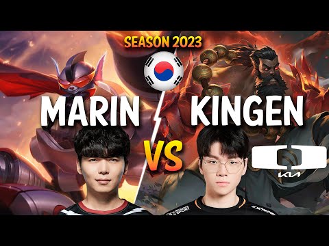 MaRin vs DK Kingen - MaRin RUMBLE vs Kingen UDYR Top - Patch 13.24 KR Ranked