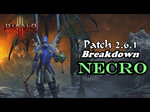 Diablo 3 patch 2.6.1 patch notes breakdown part 4 - Necromancer Season 12 ptr
