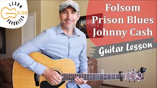 Folsom Prison Blues - Johnny Cash - Guitar Lesson | Tutorial