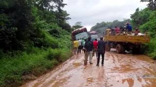 preview picture of video 'Driving - Kumba to Kurume along  Mamfe rd. Torments of rainy season'