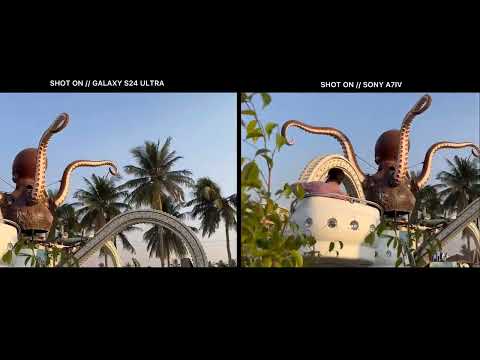 Samsung Galaxy S24 Ultra VS Sony A7IV | Night Mode Camera Test