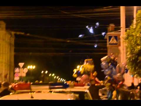 Празднование Дня города в Тамбове завершилось красочным фейерверком