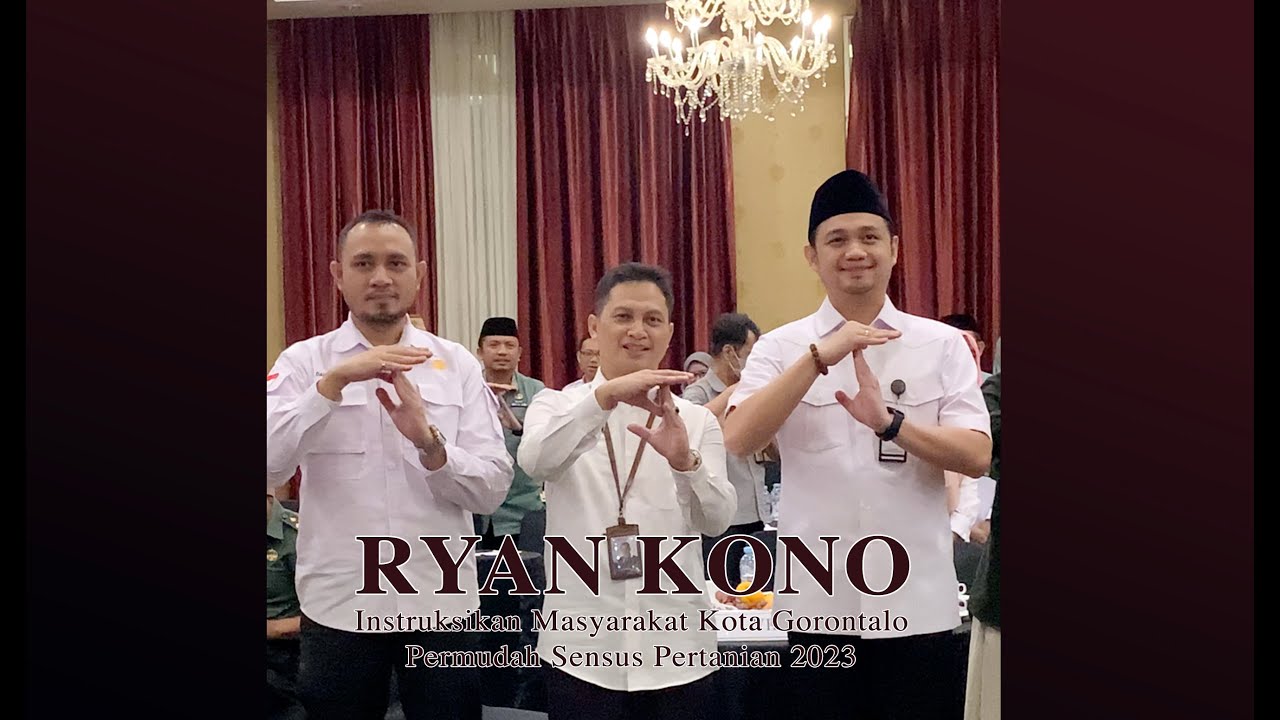 Ryan Kono Instruksikan Masyarakat Kota Gorontalo Permudah Sensus Pertanian 2023