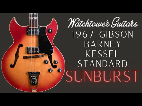 1967 Gibson Barney Kessel Regular Cherry Sunburst image 9