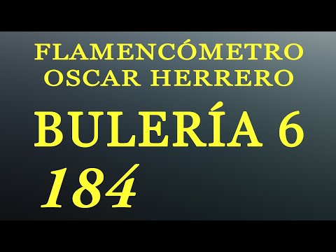 Metrónomo Flamenco - Bulería "6" 184 - Flamencómetro Oscar Herrero