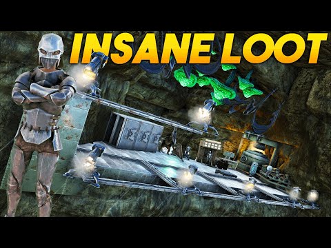 SOLO Raiding Countless Locations To Become Extremely Rich - ARK