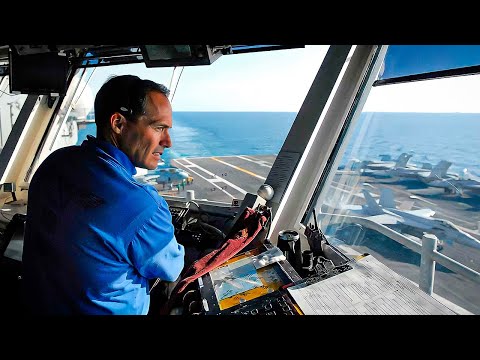 A Day In Life of a US Navy Captain Living On 13 Billion $ Aircraft Carrier