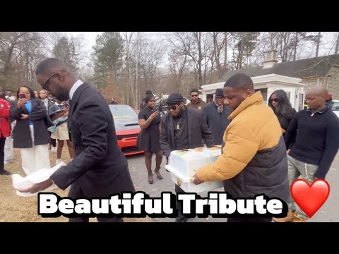 Lil Woody lays his baby boy to rest… beautiful final goodbye ❤️🕊