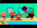 A Irmãzinha De Carlos Acompanha A Banda Com Ritmo Mini Beat Power Rockers Discovery Kids Brasil