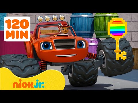 Capa de Blaze and the Monster Machines | Blaze Encontra uma Chave Mágica, Transformações e MUITO MAIS 🔑