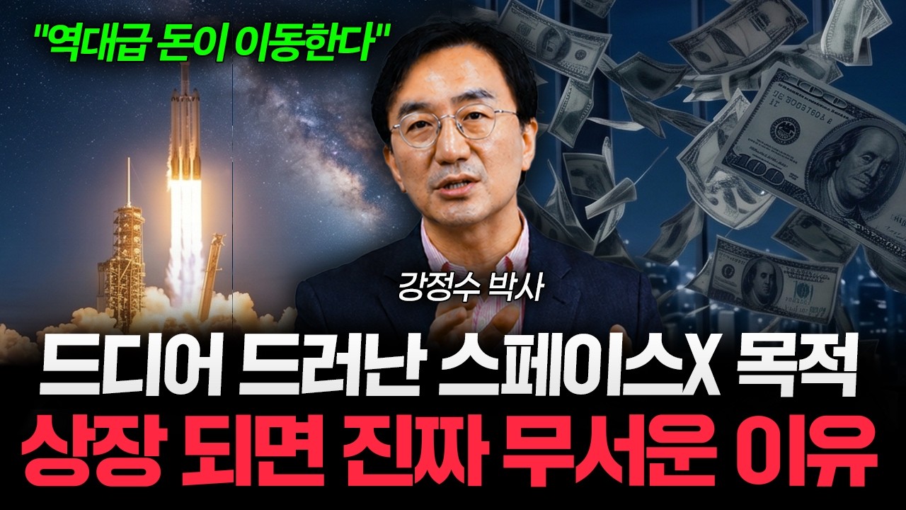 스페이스X 상장이 불러올 어마무시한 후폭풍, 머스크가 설계한 큰그림은 바로 이겁니다 (강정수 박사 2부)