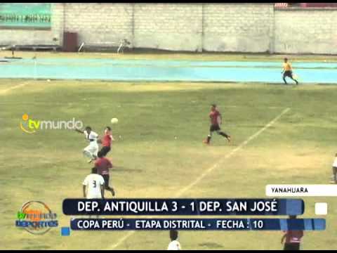 Dep. Antiquilla 3 - 1 Dep. San José - Liga de Yanahuara - Tvmundo Deportes 2014