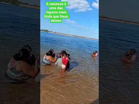 Aqui do lado de car da praia da amizade em Sampaio Tocantins