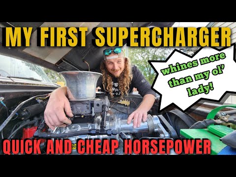 Nomad Gets A SUPERCHARGER!  The Blower Whine Sounds So Sweet!