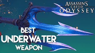 ASSASSIN&#39;S CREED ODYSSEY - Poseidon&#39;s Trident BEST Underwater Weapon