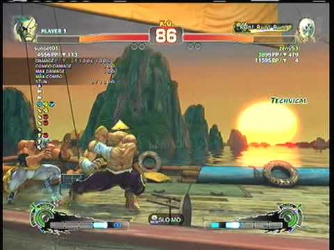 SSF4AE: Sagat (sunset01)  vs. El Fuerte (zeny53) HD