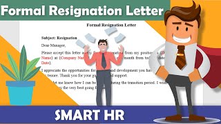 Formal Resignation Letter | Resignation Email |@SMARTHRM