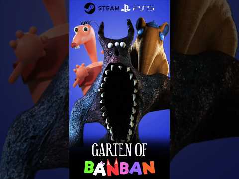 Garten of Banban 0 1 2 3 4 6 7 8  - ALL STEAM vs PS5 BANNERS EVOLUTION (comparison) 🆕