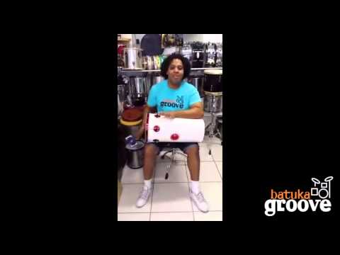Batuka Groove Instrumentos Musicais - Rebolo Cônico Alumínio 11x55 Gope Trio Preto TP +1