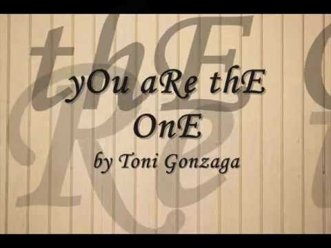 you are the one by toni gonzaga