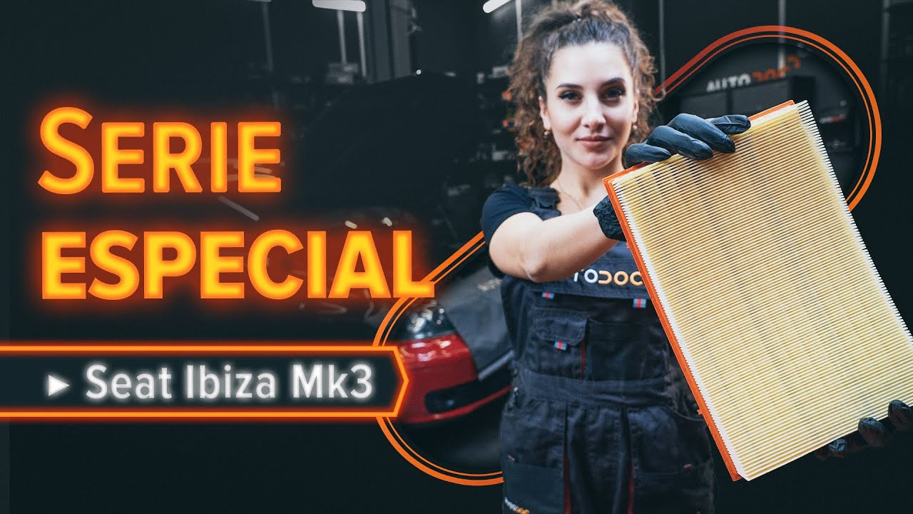 Cómo cambiar: filtros de aire - Seat Ibiza 6L1 | Guía de sustitución