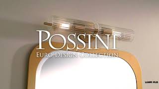1_Watch A Video About the Possini Euro Taurus Brushed Champagne 2 Light Bath Light