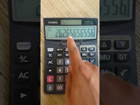 change comma in casio calculator