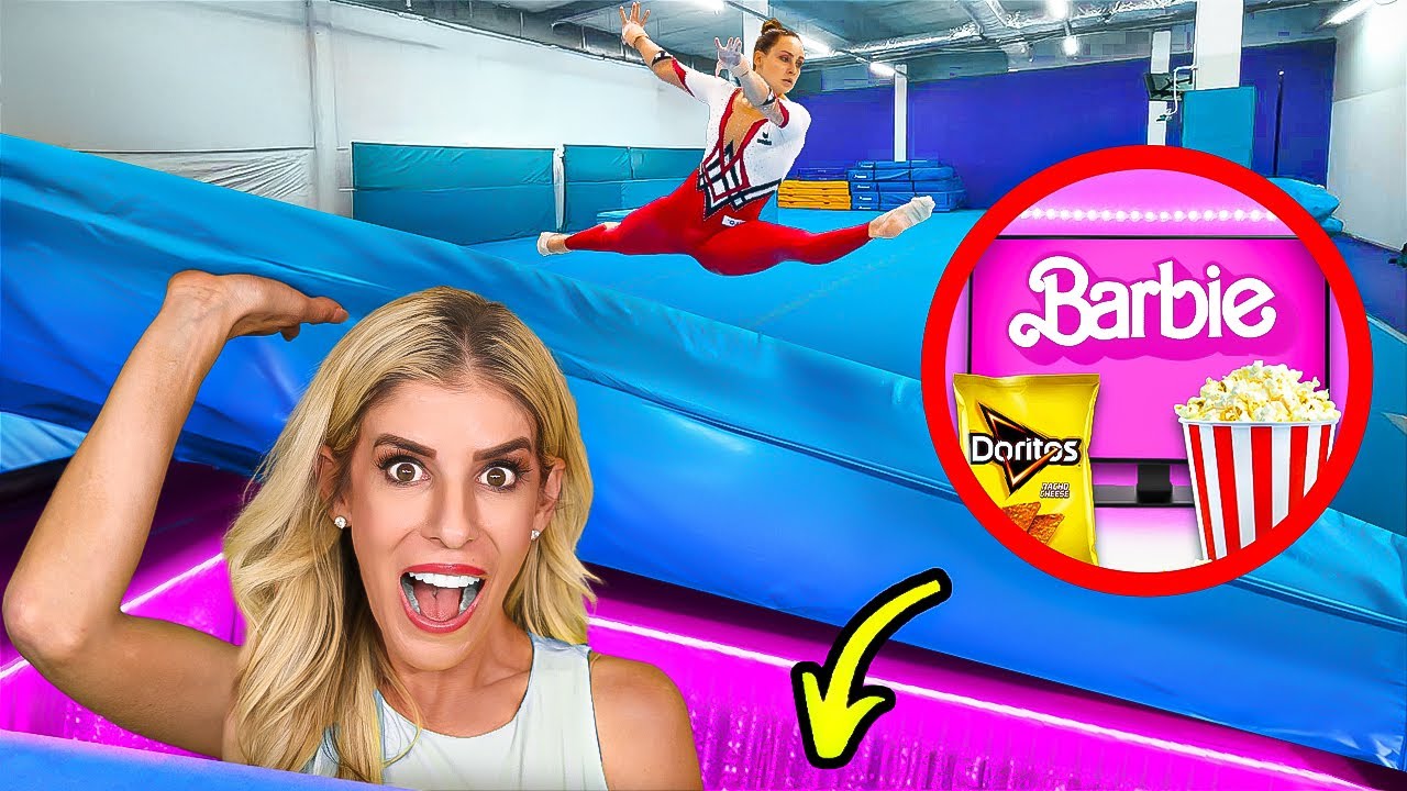 I Built a Secret Room inside a Gymnastics Gym