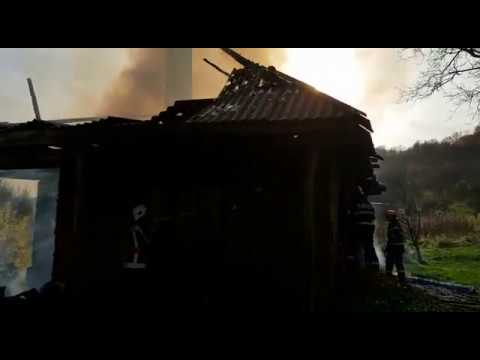 Incendiu la Aluniș, Bistrița-Năsăud