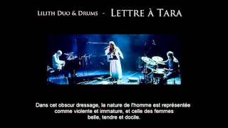 Lilith Duo and Drums - Lettre à Tara [live] - slam anti-sexiste