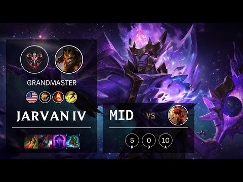 Jarvan IV Mid vs Annie - NA Grandmaster Patch 10.14