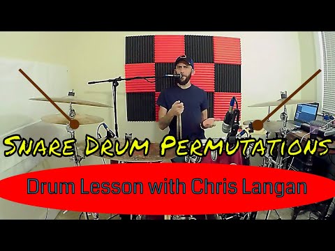Snare Drum Lesson - Permutations