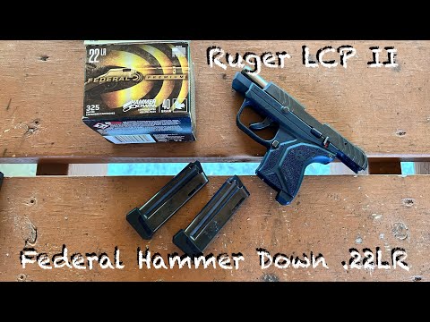 Testing Federal Premium Hammer Down .22LR in my most picky pistol- Ruger LCPII I was surprised!