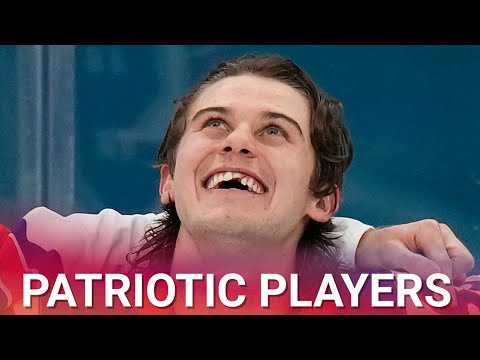 US hockey star beams with American pride despite ‘busted teeth’