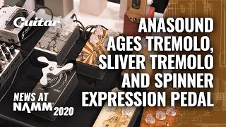 Video thumbnail for Anasounds' tremolo is controlled by an expression pedal inspired by fidget spinners #NAMM2020 by Guitar