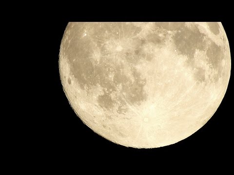 Zoom Nikon P900 - Luna la 2 Mai (Moon at Black Sea)