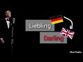 Liebling, Max Raabe - Learn German With Music, English Lyrics