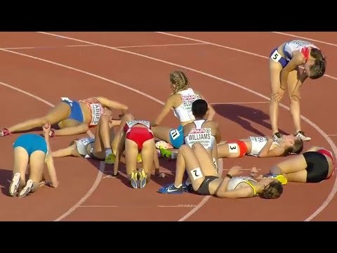 Girls 1500m at U18 European Champ - Győr 2018