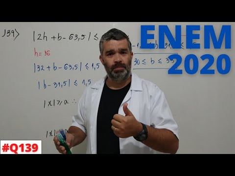 ENEM 2020| Matemática| Questão 139| Caderno Amarelo| Professor Bell